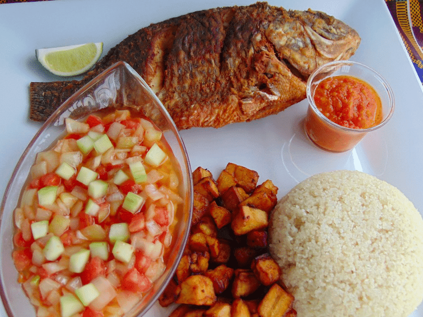 Ivorian Restaurant In Dakar Senegal Ndiaye