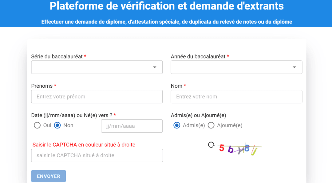 comment retirer son diplôme de baccalauréat au bénin